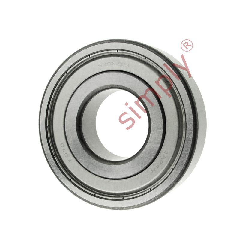KOYO 63062ZC3 Metal Shielded Deep Groove Ball Bearing 30x72x19mm
