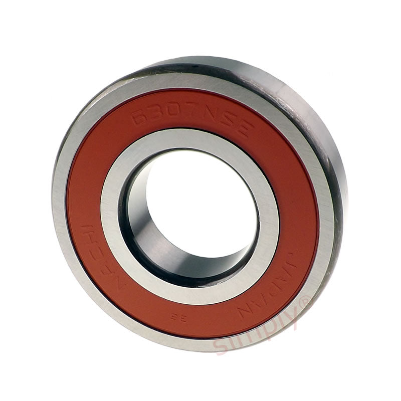 NACHI 63072NSE Contact Rubber Sealed Deep Groove Ball Bearing 35x80x21mm