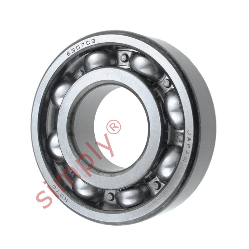 KOYO 6307C3 Open Deep Groove Ball Bearing 35x80x21mm
