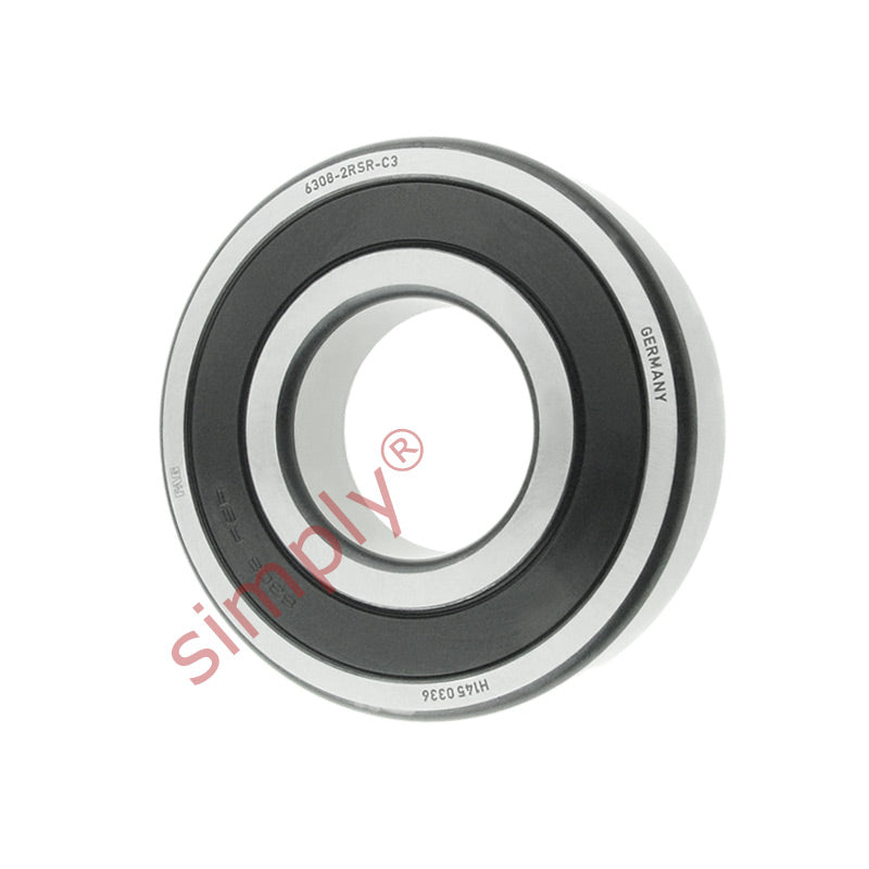 FAG 63082RSRC3 Rubber Sealed Deep Groove Ball Bearing 40x90x23mm