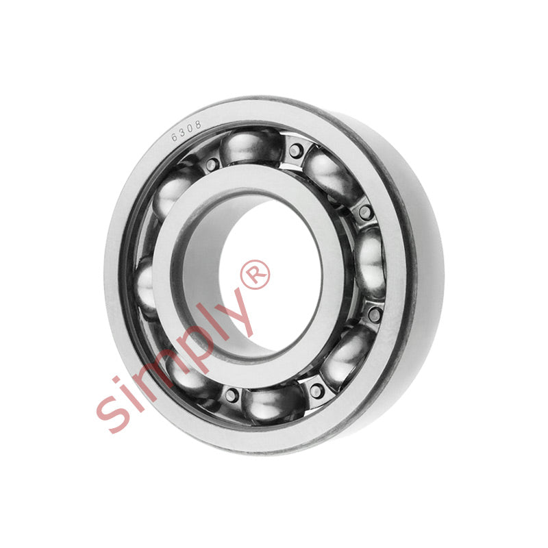 6308C3 Budget Open Type Deep Groove Ball Bearing 40x90x23mm