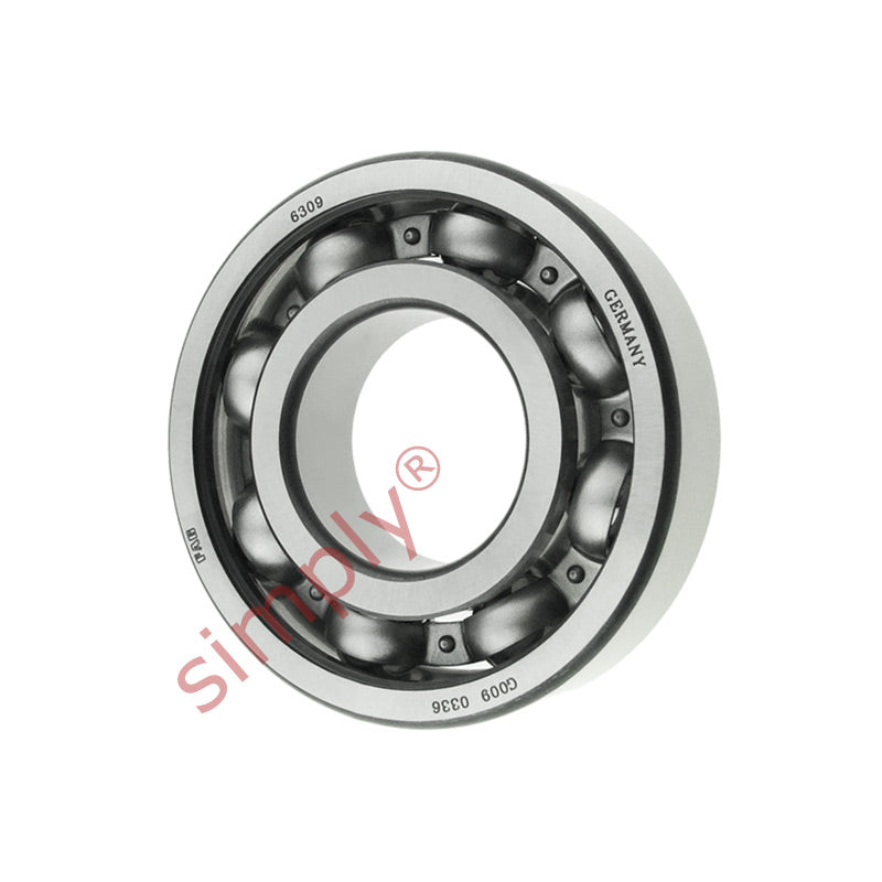 FAG 6309 Open Deep Groove Ball Bearing 45x100x25mm