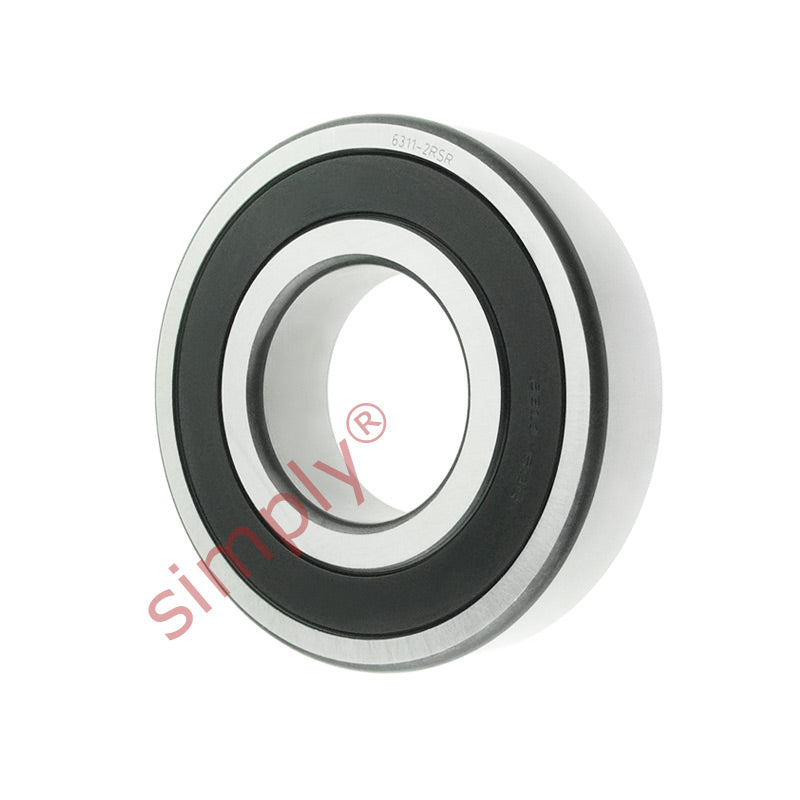 FAG 63112RSR Rubber Sealed Deep Groove Ball Bearing 55x120x29mm