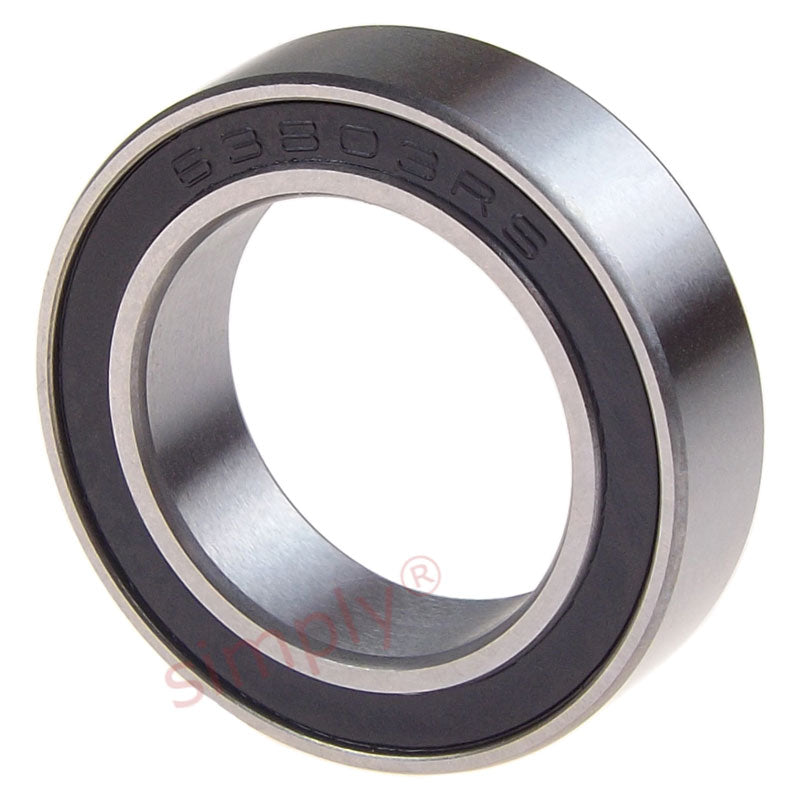 638032RS Budget Rubber Sealed Deep Groove Ball Bearing 17x26x7mm