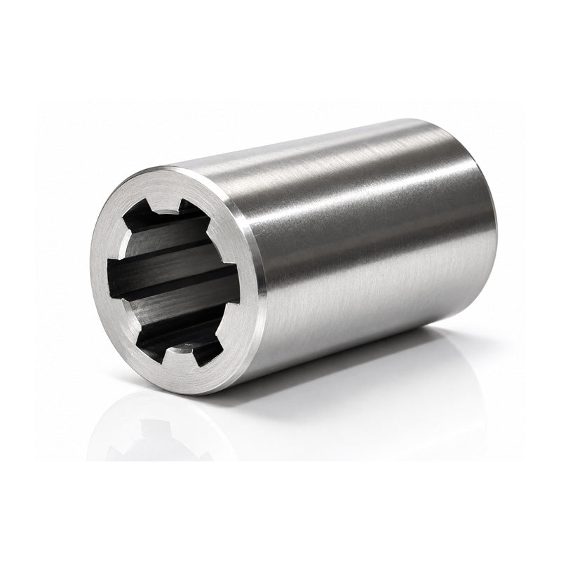 Branded SPHST32X26X6 Metric Stainless Steel Splined Bush with 6 Splines 26x42.5x40mm - Allow 2-3 Days