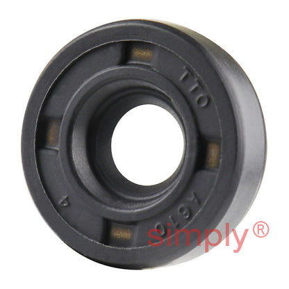 6x16x5mm Nitrile Rubber Single Lip Rotary Shaft Oil Seal R21 / SC Style