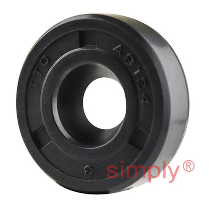 6x19x6mm Nitrile Rubber Single Lip Rotary Shaft Oil Seal with Garter Spring SC / R21