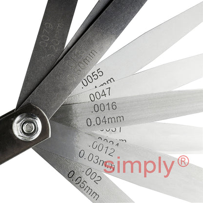 SKF 729865A Feeler Gauge 13 Blades of 100mm (4 in.) Length