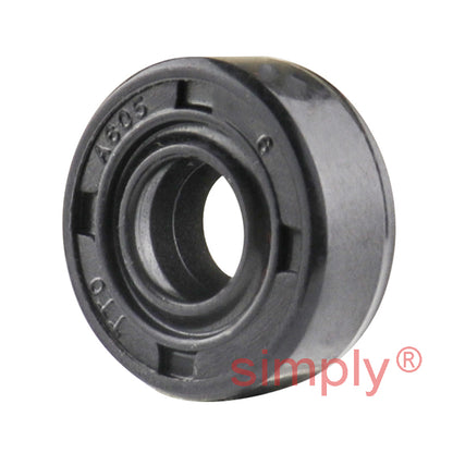 7x16x7mm Nitrile Rubber Single Lip Rotary Shaft Oil Seal with Garter Spring SC / R21
