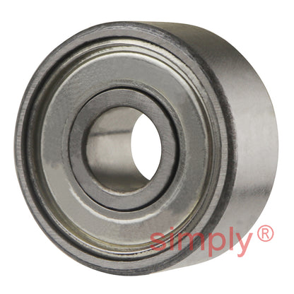 87500X Deep Groove Ball Bearing with Flush Inner Ring Felt Front Seal and Steel Back Seal 10x30x12.7mm