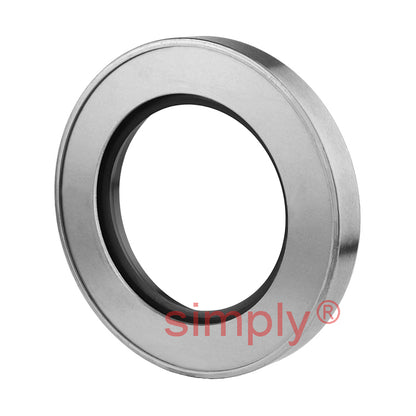 2.37x3.87x0.5 inch Totally Metal Encased Nitrile Rubber Rotary Shaft Oil Seal with Garter Spring R1 / WC Style