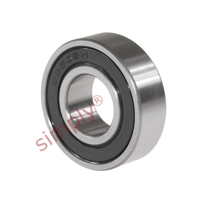 99502H Budget Rubber Sealed Deep Groove Ball Bearing 15.875x35x11mm