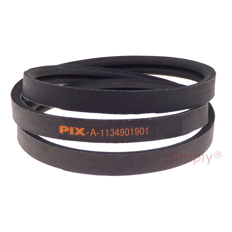 A-1134901901 Lawn and Garden Machinery 2 Ribbed Belt Fits Stiga