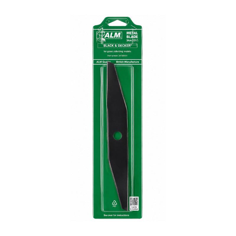 BD011 Lawn Mower Metal Blade 30cm By ALM - Fits Black + Decker - Allow 2-3 Days