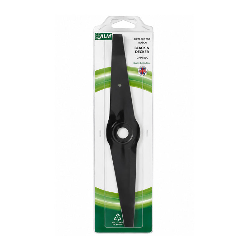 BD034 Lawn Mower Metal Blade 35cm By ALM - Fits Black + Decker