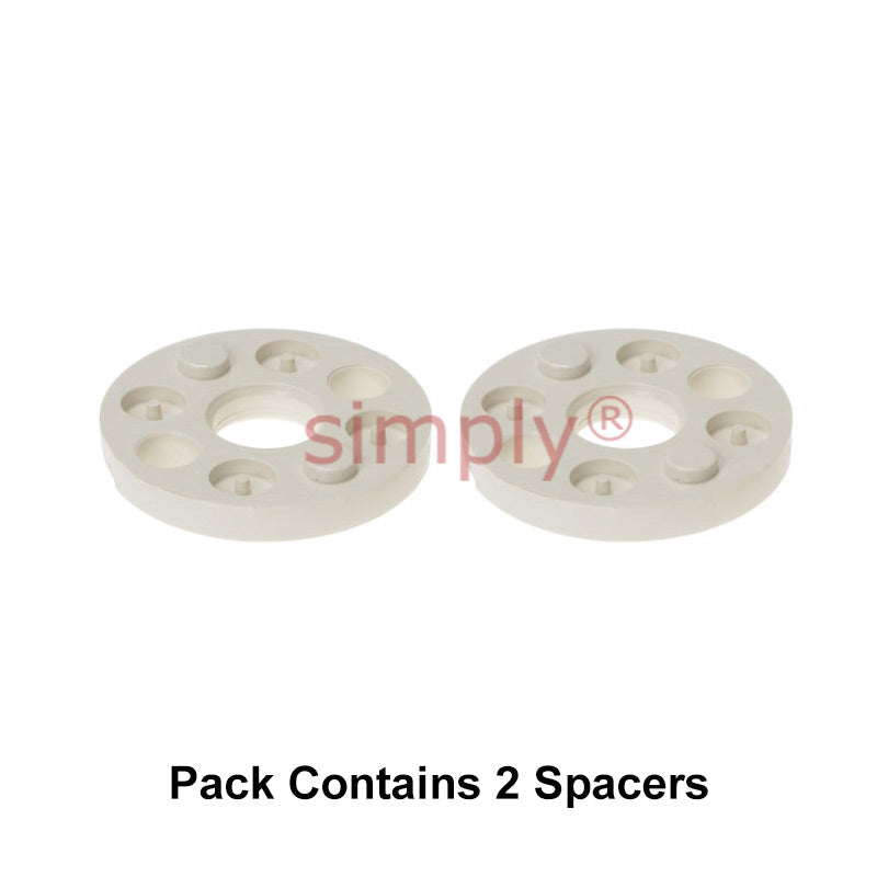 FL182 Lawn Mower Blade Height Spacers Pack of 2 by ALM - Fits Macallister
