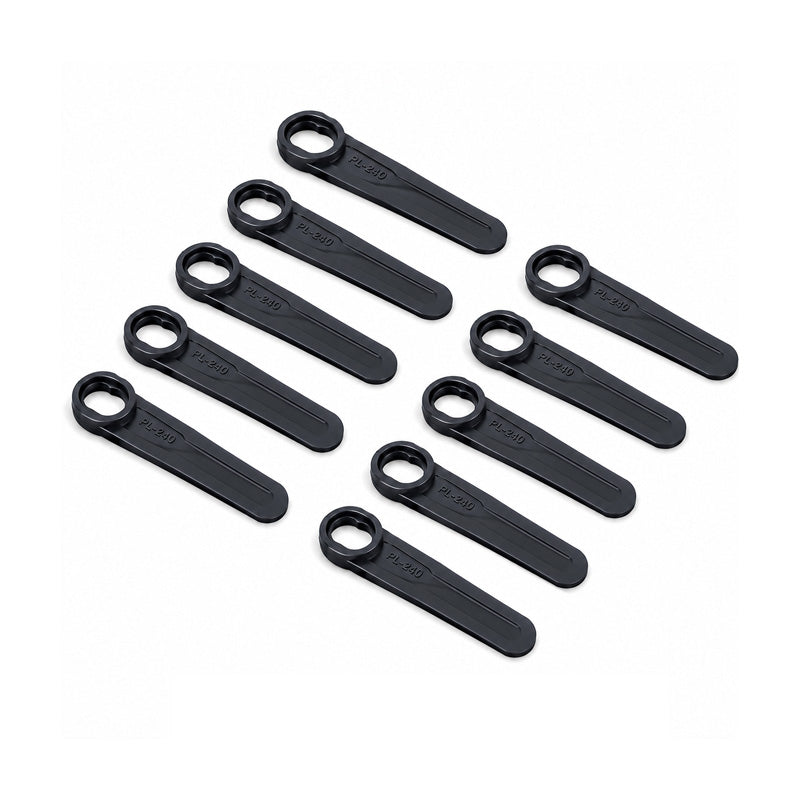 FL240 Lawn Mower Plastic Blades with Large Holes Pack of 10 By ALM - Fits Flymo