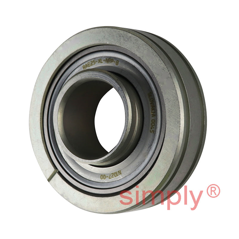 INA PE25XL Metric Parallel Outer Bearing Insert with Steel Aligning Ring and P Seals and Eccentric Collar 25x62x32mm