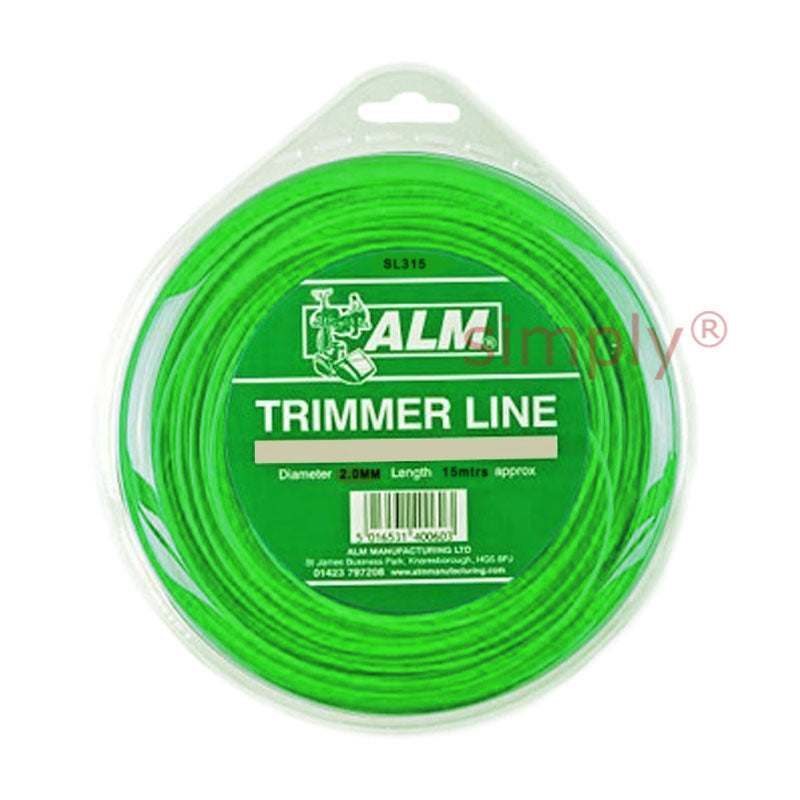 Universal Parts SL315 Round Strimmer Cord/Line 2mm - 15m