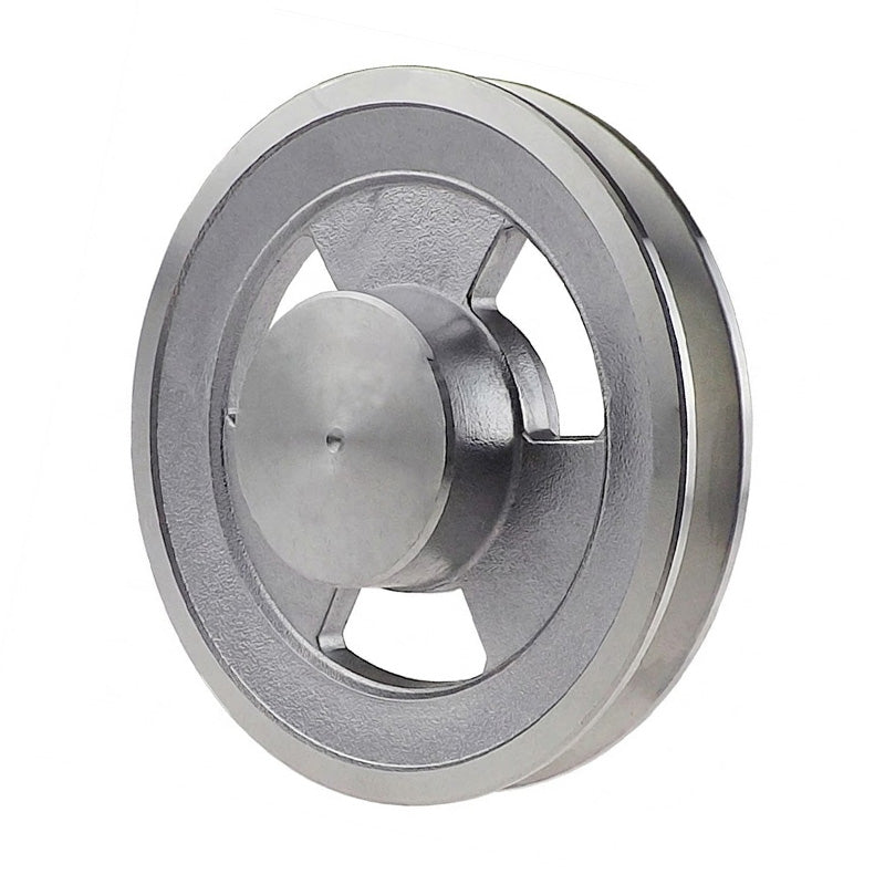 SPA Section Un-Bored Aluminium Pulley with 1 Groove 100mm Pitch Diameter