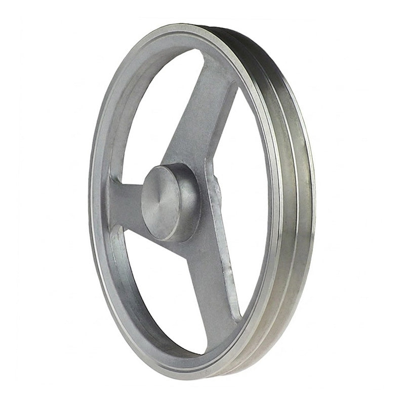 SPA Section Un-Bored Aluminium Pulley with 2 Grooves 300mm Pitch Diameter