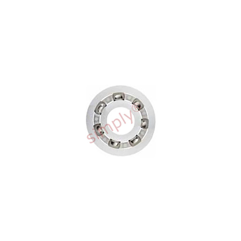 xiros xirodur BB624B18050ES Open Type FDA compliant Polymer Ball Bearing with PE Cage and Stainless Steel Balls 4x13x5mm - Allow 2-3 Days