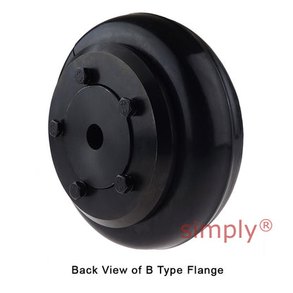 Major Brand F60B/F60B Pilot Bored Tyre Drive Coupling Assembly with Fire Resistant Antistatic (F.R.A.S) Tyre