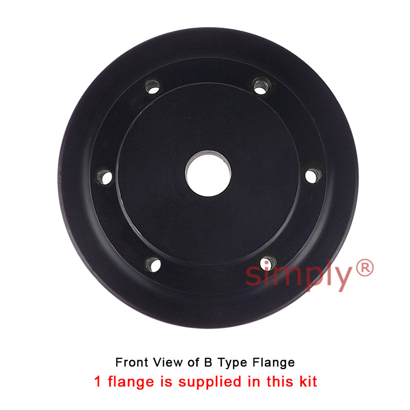 Major Brand F120F/F120B Inner Facing Taper Bore/Pilot Bored Tyre Drive Coupling Assembly with Fire Resistant Antistatic (F.R.A.S) Tyre