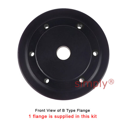 Major Brand F120F/F120B Inner Facing Taper Bore/Pilot Bored Tyre Drive Coupling Assembly with Fire Resistant Antistatic (F.R.A.S) Tyre