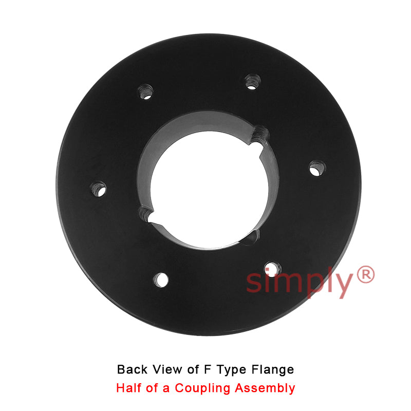 Major Brand F120F-MB Drive Coupling Inner Tapered Locking Bush Type Max Bush Bore 100mm / 4 inch