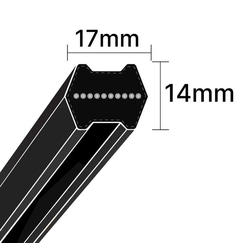 Major Brand BB100 Hexagon Section Double Sided V-Belt