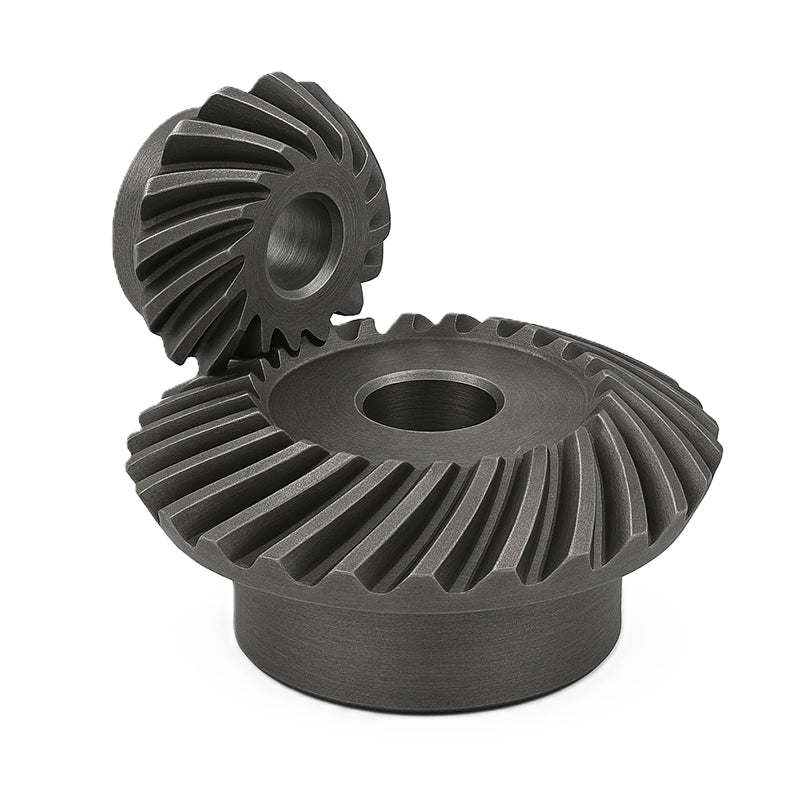 Driveflex GRSRBSP40/2 Metric Steel Spiral Bevel Gear Pair with 4 MOD and 16/32 Teeth