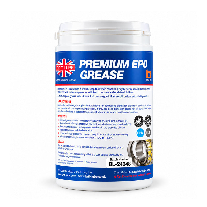 Brit-Lube Indu-Tek Premium EP 0 1kg - Allow 2-3 Days