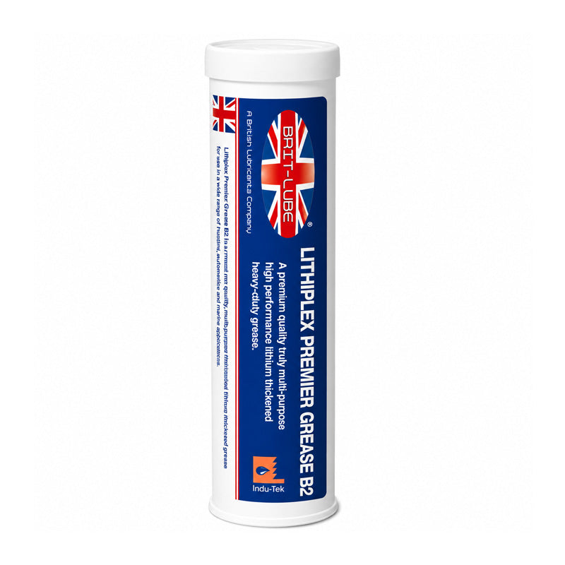 Brit-Lube Indu-Tek Lithplex Premier Grease B2 3kg - Allow 2-3 Days