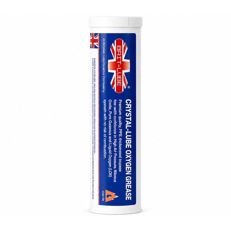 Brit-Lube Crystal Lube PFPE Premium Quality Oxygen Compatible Grease 1kg - Allow 2-3 Days