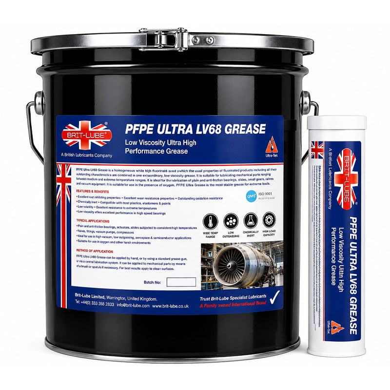 Brit-Lube PFPE Ultra LV68 Grease 3kg - Allow 2-3 Days