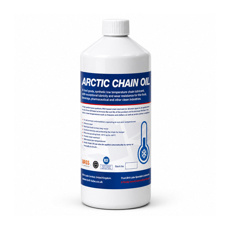 Brit-Lube Food-Tek Arctic Chain Oil 205 Litre - Allow 2-3 Days