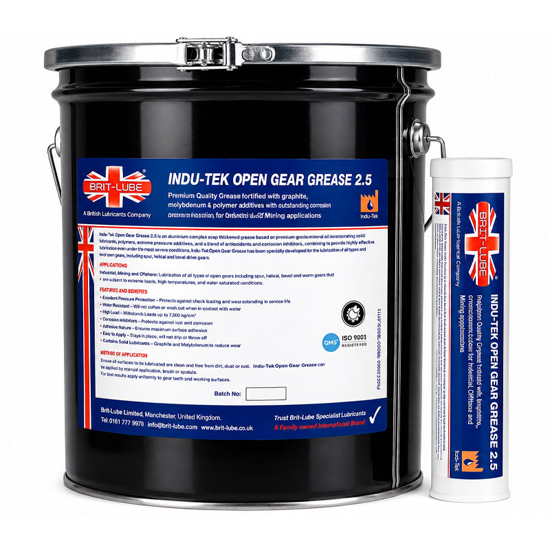 Brit-Lube Indu-Tek Open Gear Grease 2.5 50kg - Allow 2-3 Days