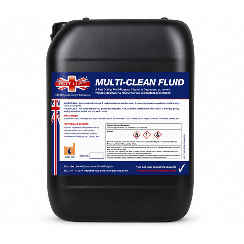 Brit-Lube Multi-Clean Fluid 20 Litre - Allow 2-3 Days