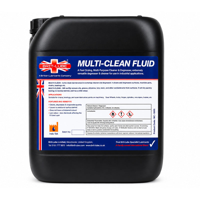Brit-Lube Multi-Clean Fluid 1000 Litre - Allow 2-3 Days