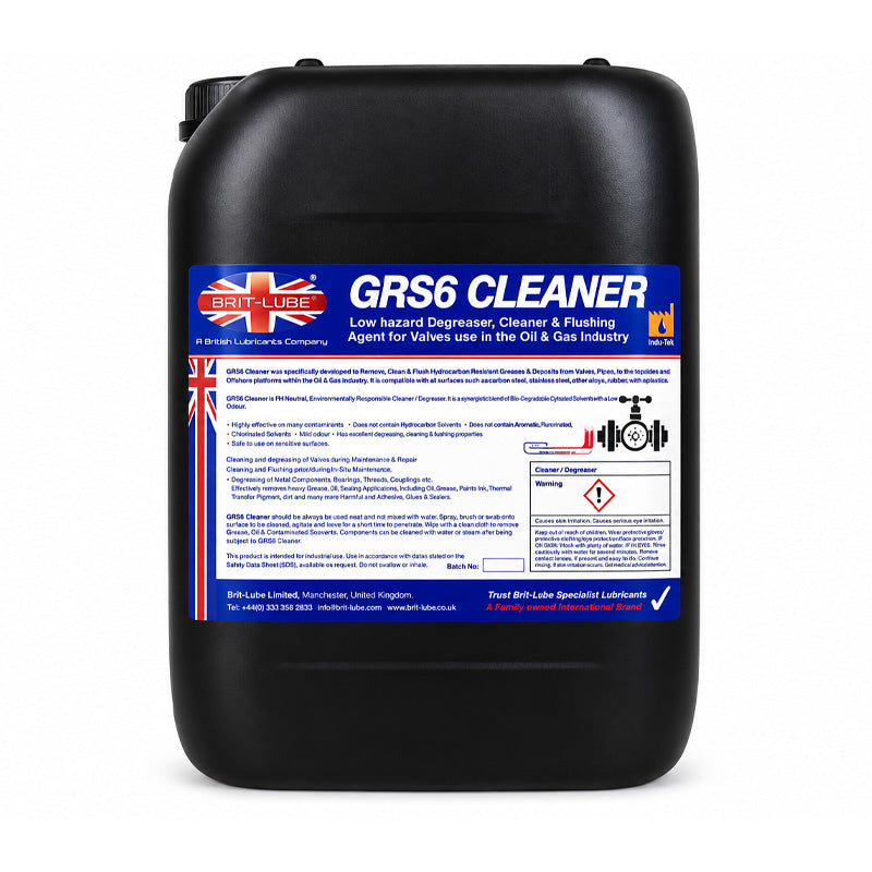 Brit-Lube GRS6 Cleaner 5 Litre - Allow 2-3 Days