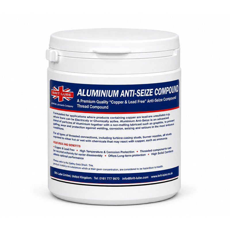 Brit-Lube Aluminium Anti-Seize 500g - Allow 2-3 Days