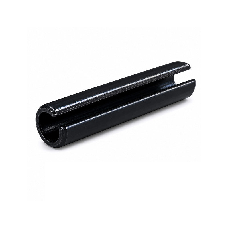 Metric Slotted Carbon Spring Steel Spring Roll Pin with Black Oxide Finish 4.5x40mm