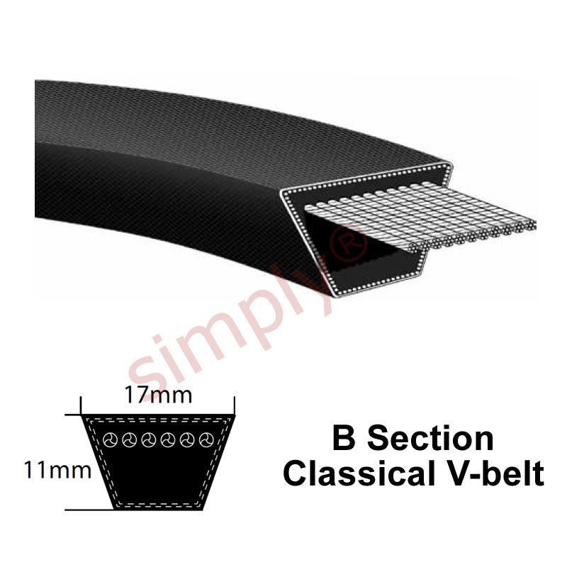 B148 Pix Classical B-Section Muscle V-Belt