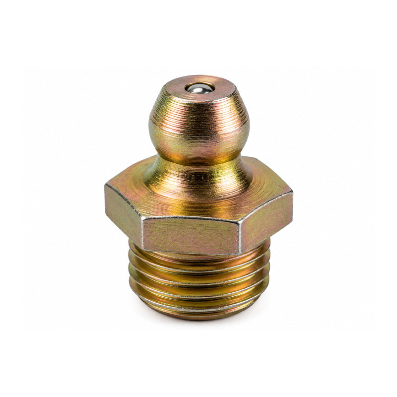 1/8x28 BSPF Hardened Mild Steel Zinc Plated Straight Hydraulic Grease Nipples - Pack of 500