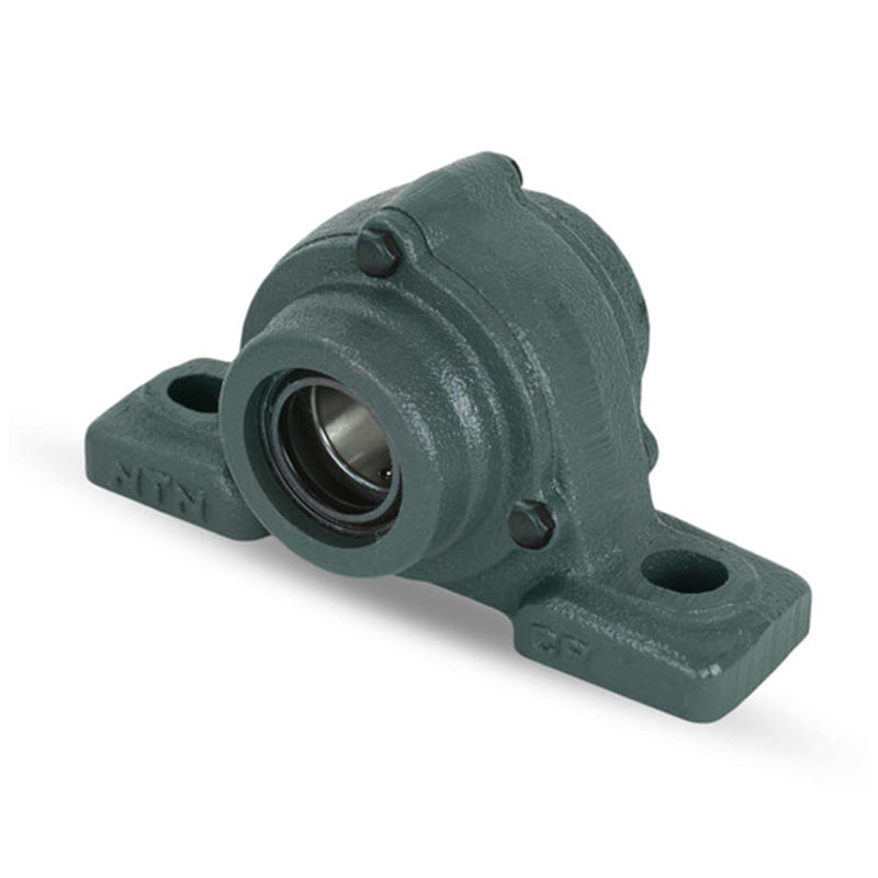 NTN C-UCPX06-101D1 Imperial Cast Iron Two Bolt Pillow / Plummer Block Housing with 1-1/16 inch Bore Insert with Cast Iron Cover - Open Version - Allow 2-3 Days