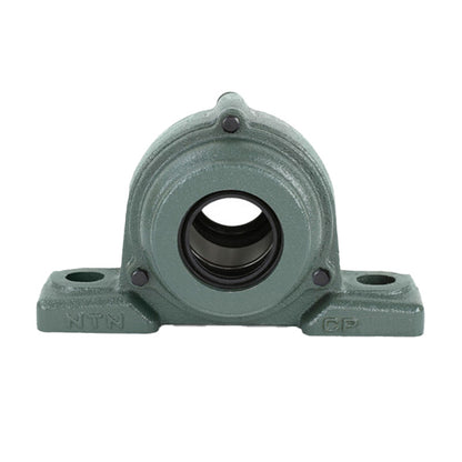 NTN C-UKPX08D1/H2308X Metric Cast Iron Two Bolt Pillow / Plummer Block Housing with Cast Iron Cover - Open Version - Insert and Adaptor Sleeve Fits 35mm Shaft - Allow 2-3 Days