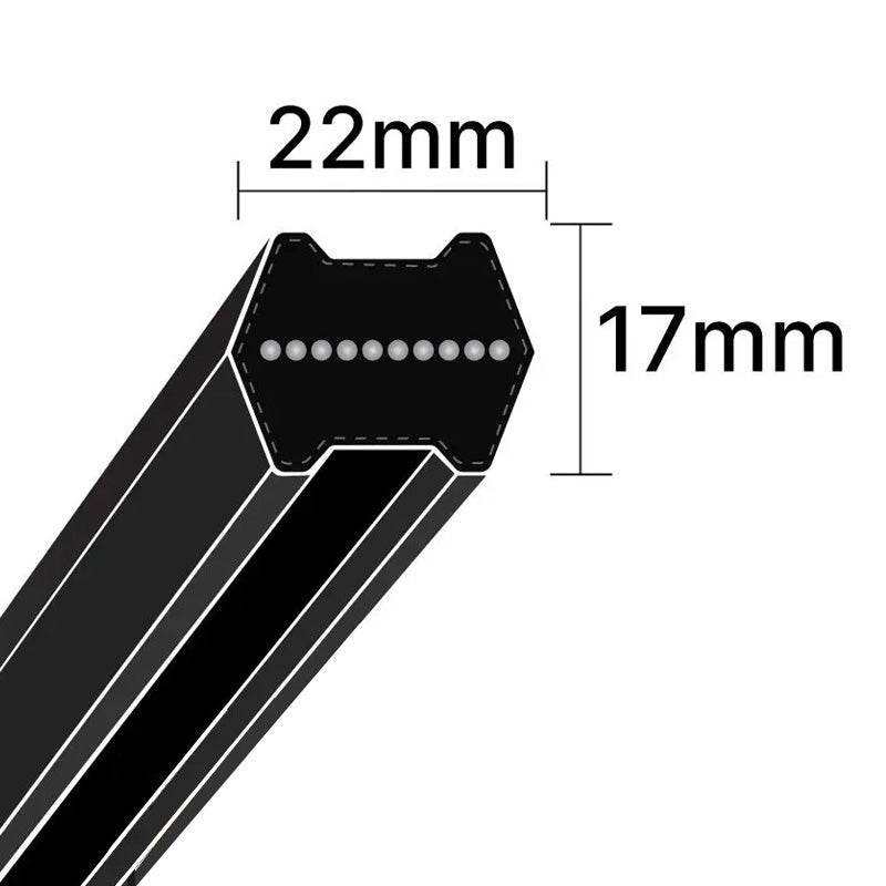 CC112 Pix Hexagon Section Double Sided V-Belt