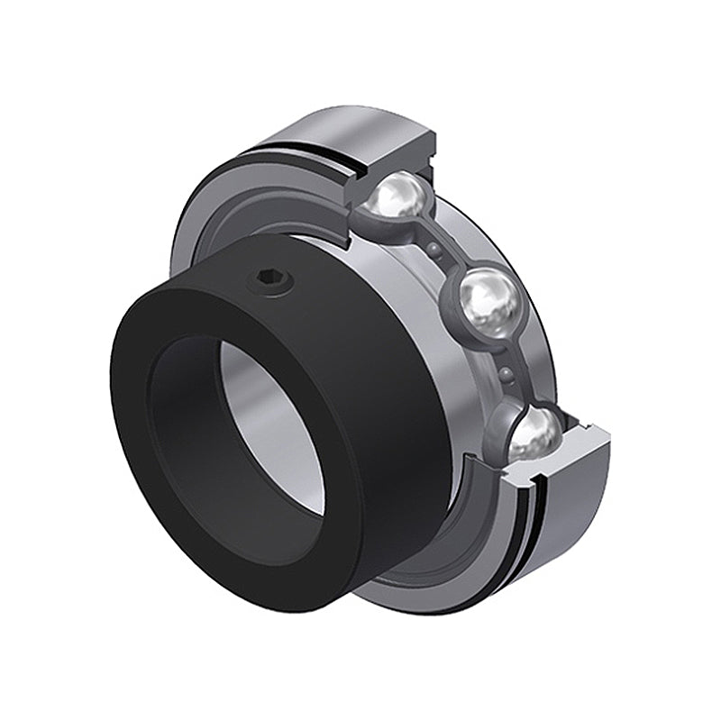 SNR CES209 Metric Flatback Grooved Parallel Outer Bearing Insert 45mm Bore 85mm Outside Diameter with Eccentric Collar