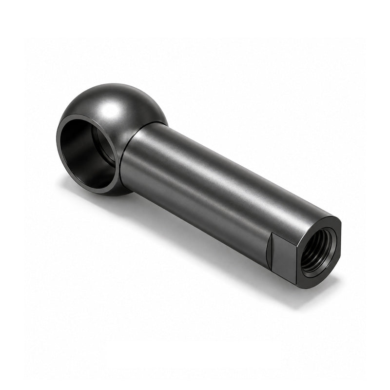 Chiavette AL10 Right Hand Steel Long Ball Socket with Internal Snap Ring 10mm Ball Diameter M6 Thread - Allow 2-3 Days